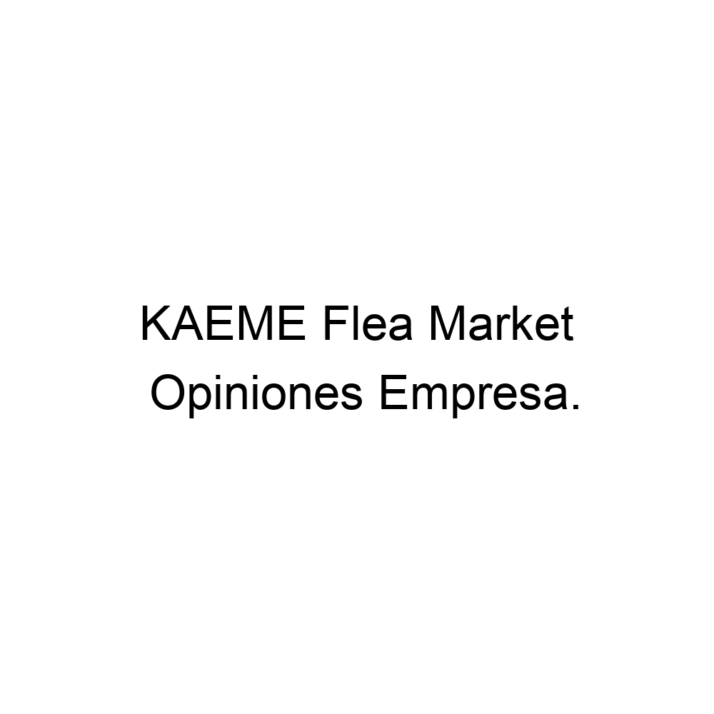 opiniones-kaeme-flea-market